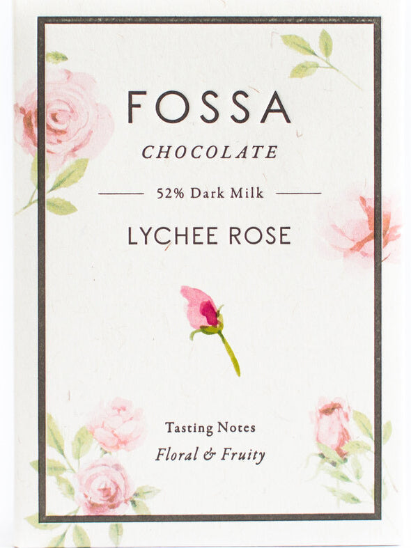 FOSSA - Lychee Rose Dark Milk
