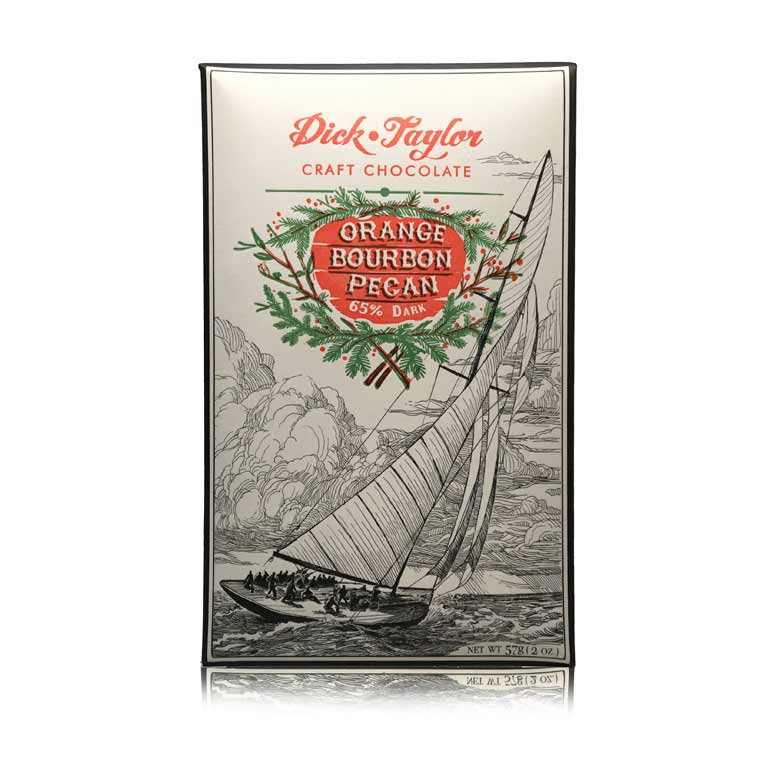 Dick Taylor Craft Chocolate - Orange Bourbon Pecan 65%