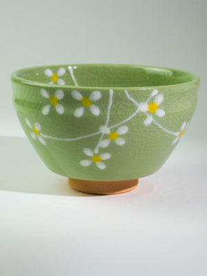 Floral Matcha Bowl