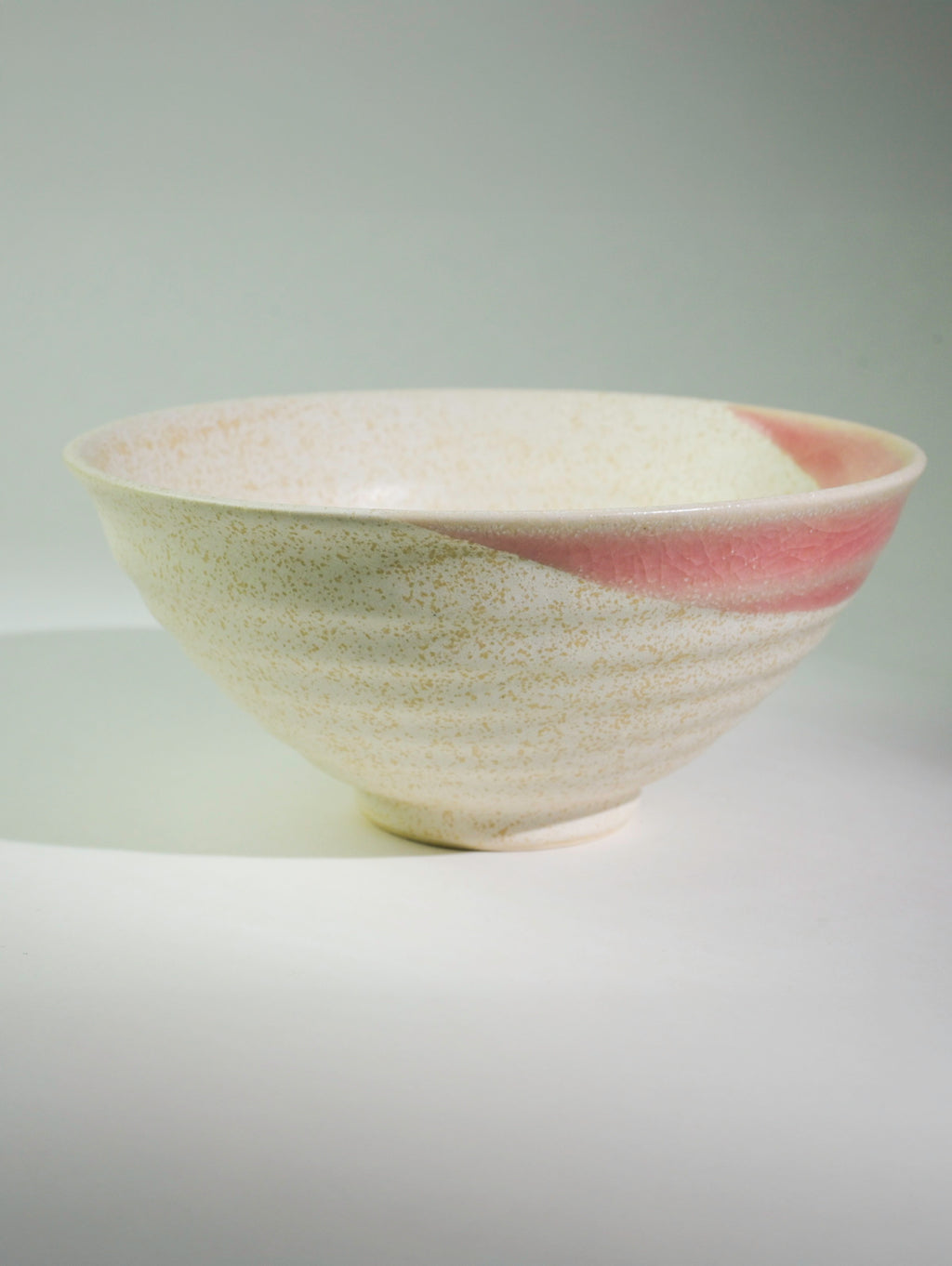 Pink Dip Matcha Bowl