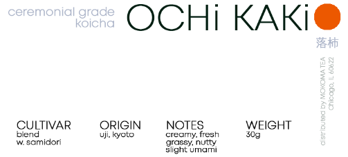 Ochi Kaki │ Matcha │ Mokoma Tea