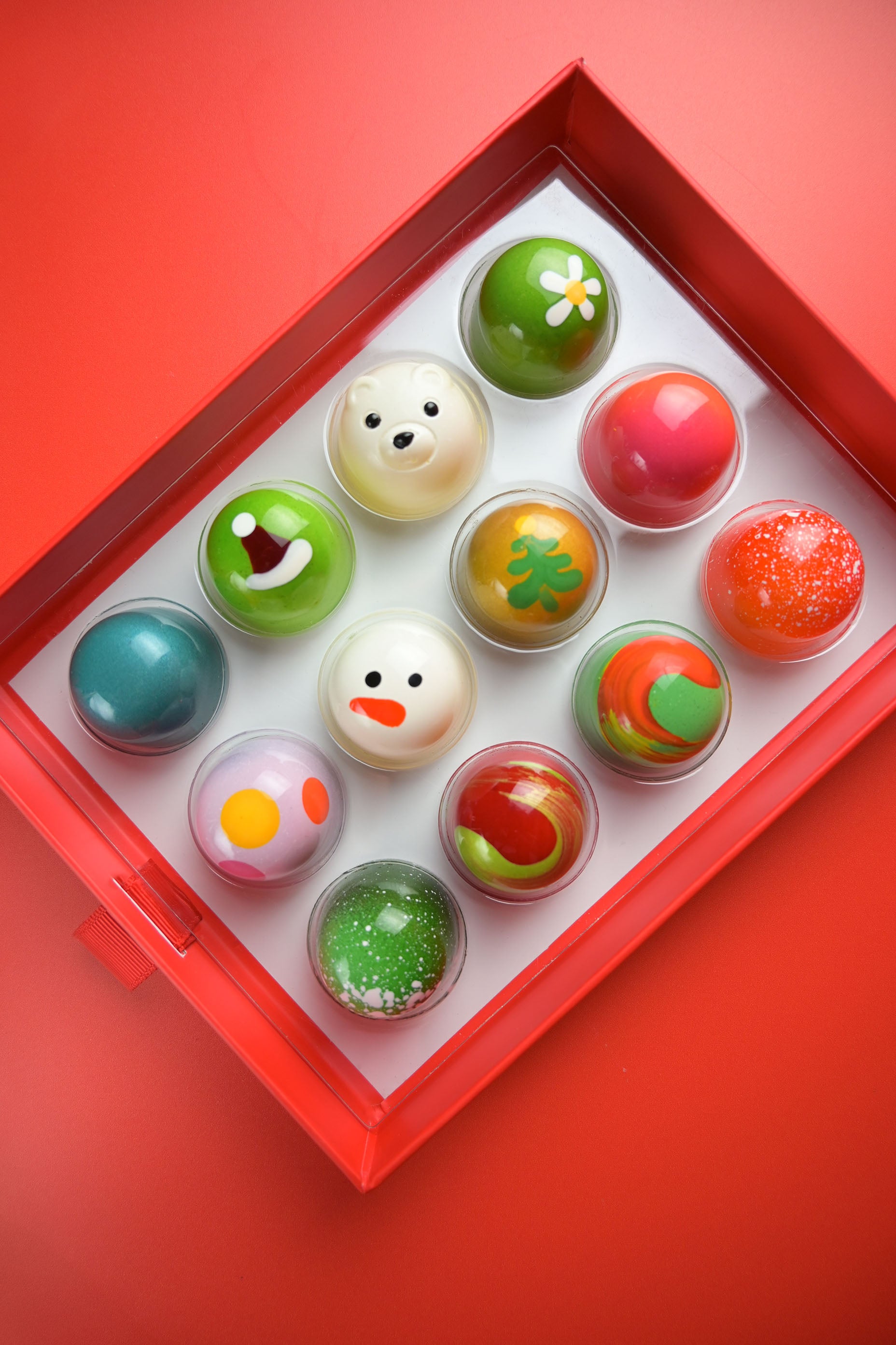 Winter Holiday BONBON BOX of 12 - Chef's Choice