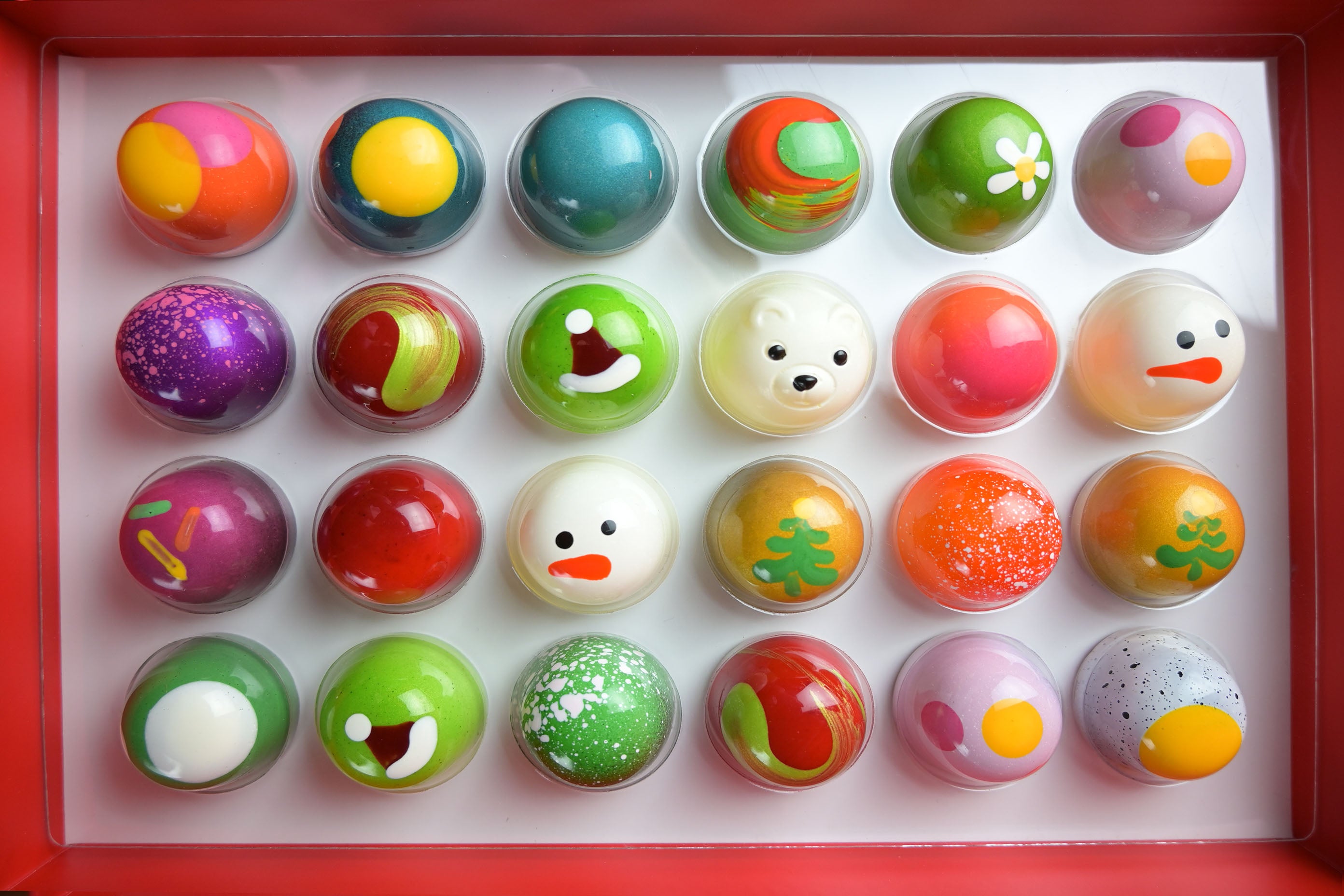 Winter Holiday BONBON BOX of 24 - Chef's Choice