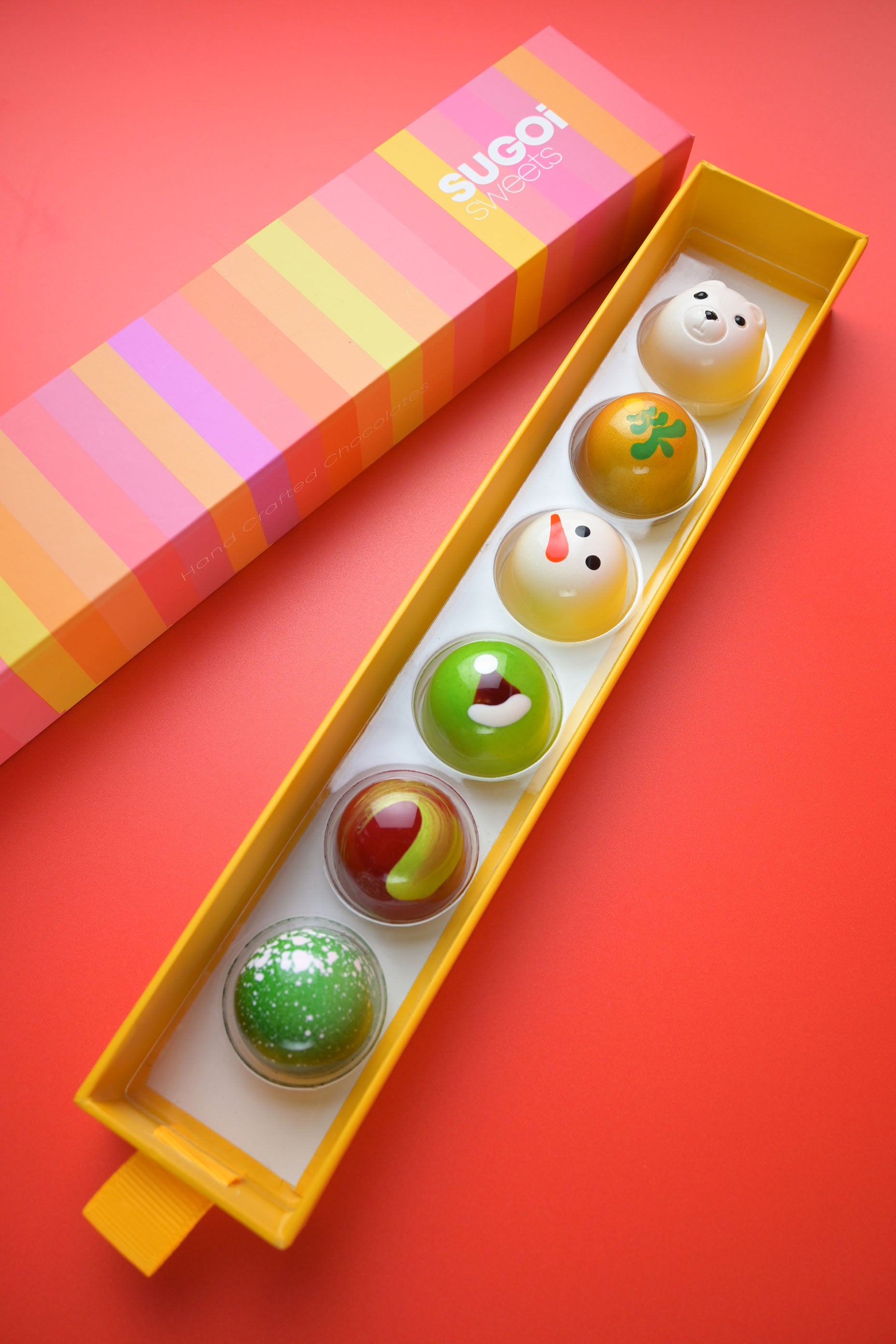 Winter Holiday BONBON BOX of 6