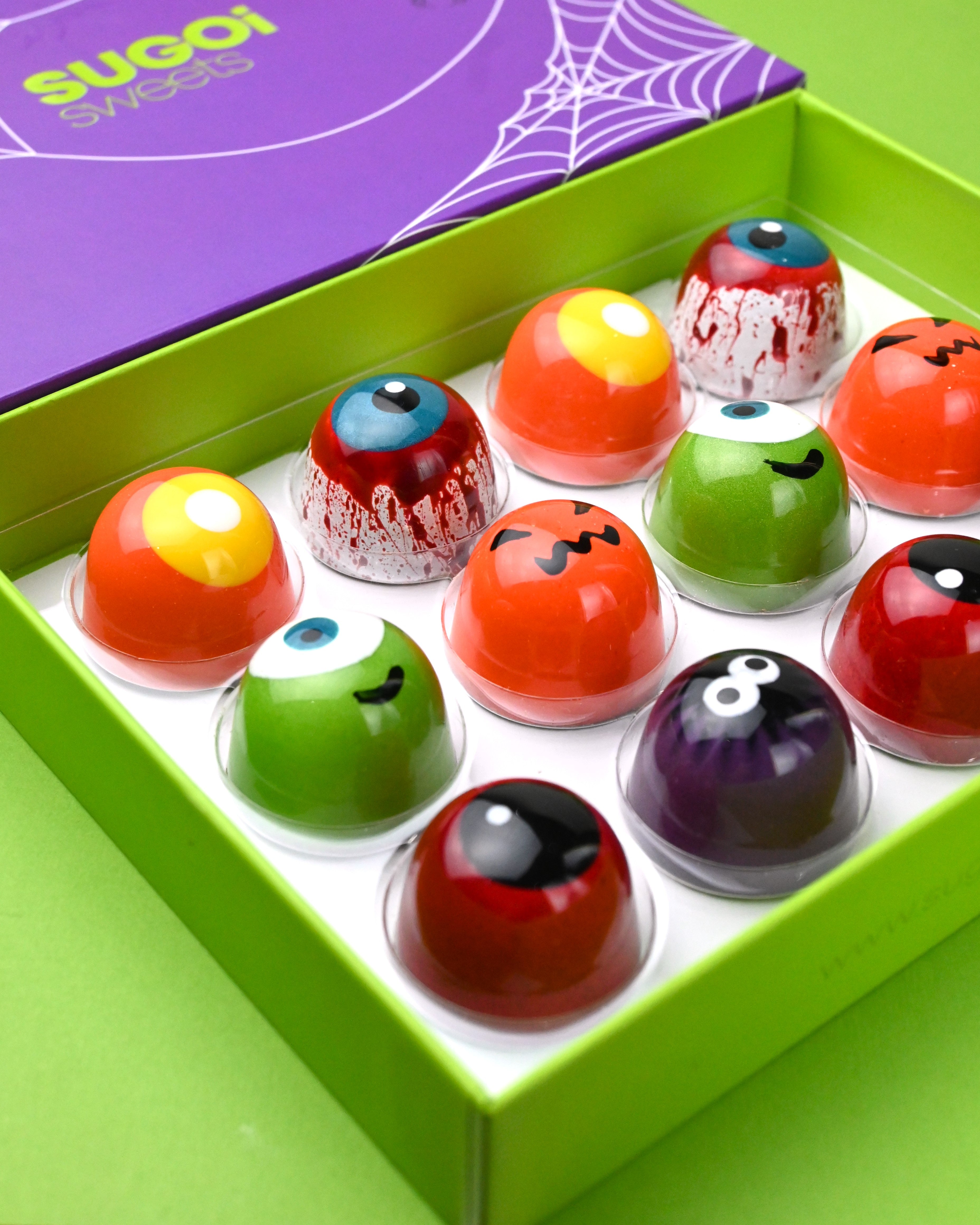 SUGOI SWEETS-HALLOWEEN BONBON BOX OF 12