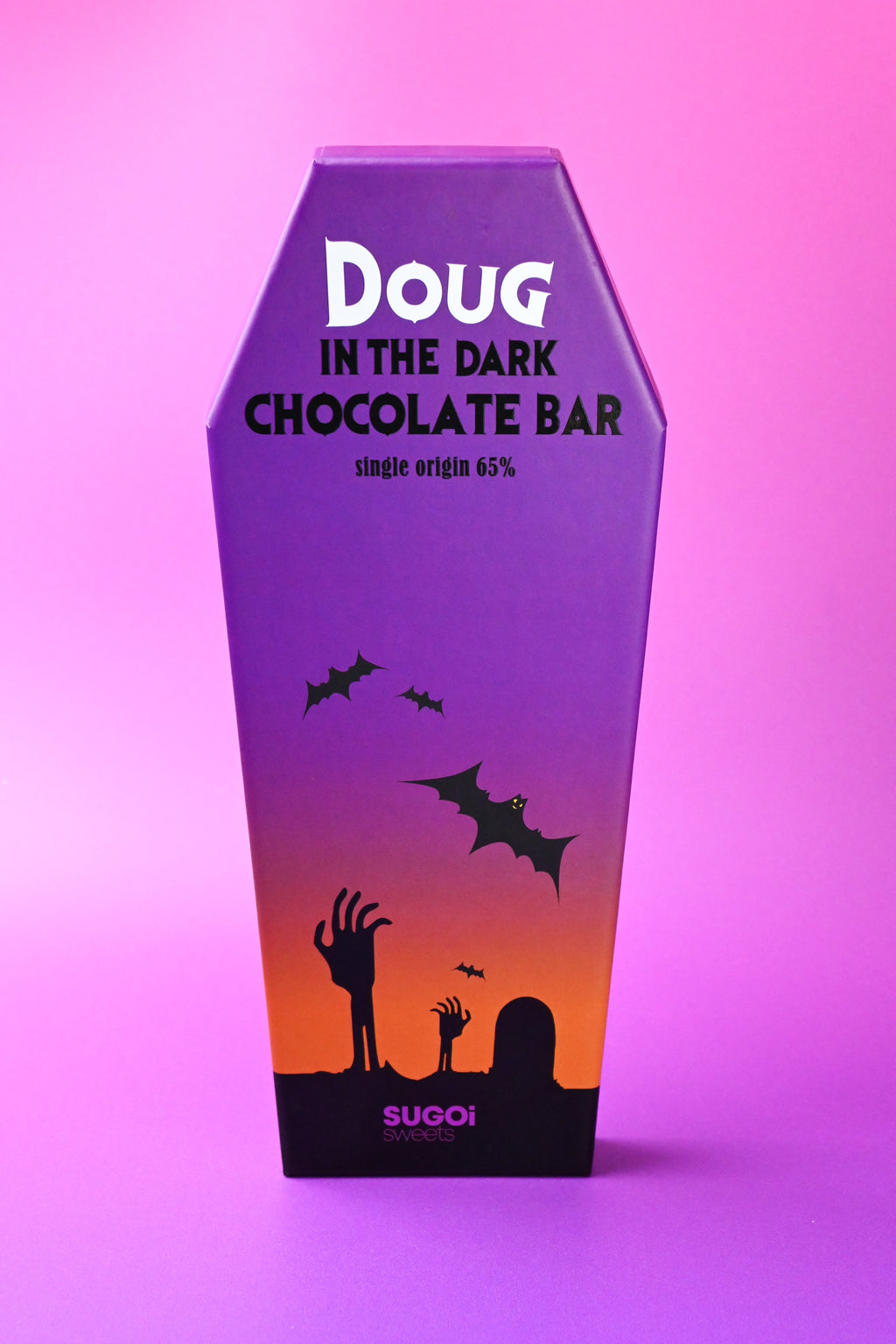 SUGOI SWEETS-HALLOWEEN DOUG IN THE DARK CHOCOLATE BAR