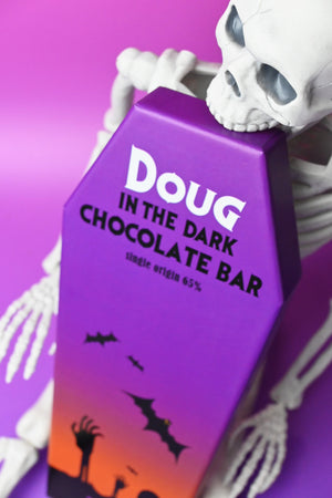 SUGOI SWEETS-HALLOWEEN DOUG IN THE DARK CHOCOLATE BAR