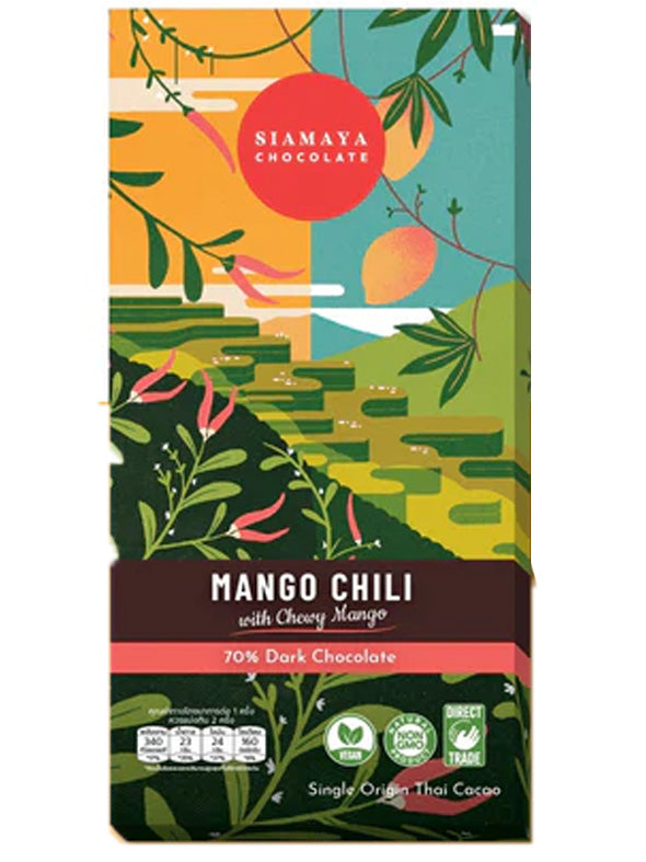SIAMAYA - Mango Chili 70% Dark Chocolate