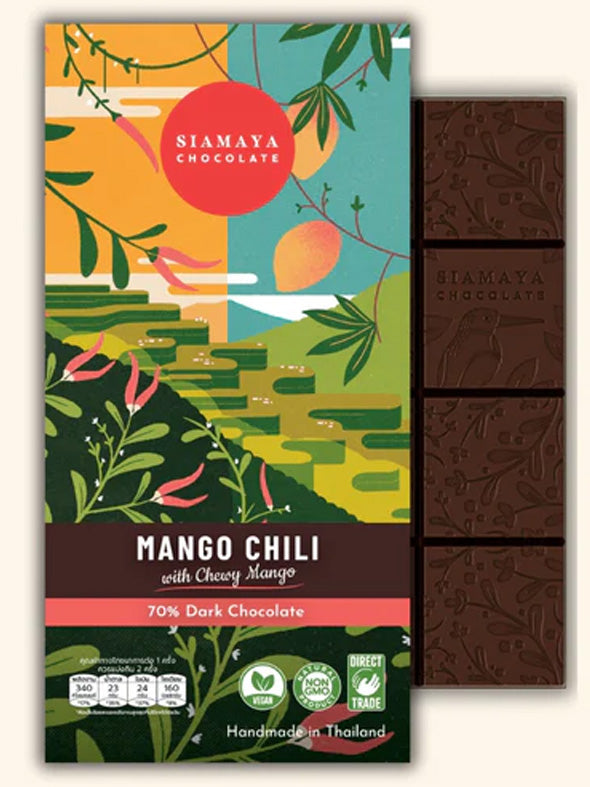 SIAMAYA - Mango Chili 70% Dark Chocolate