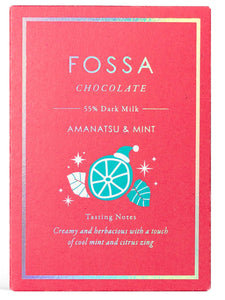 FOSSA - Amanatsu Orange & Mint Dark Milk 55%