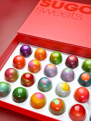 SUGOI SWEETS-BOX OF 24-RED BOX