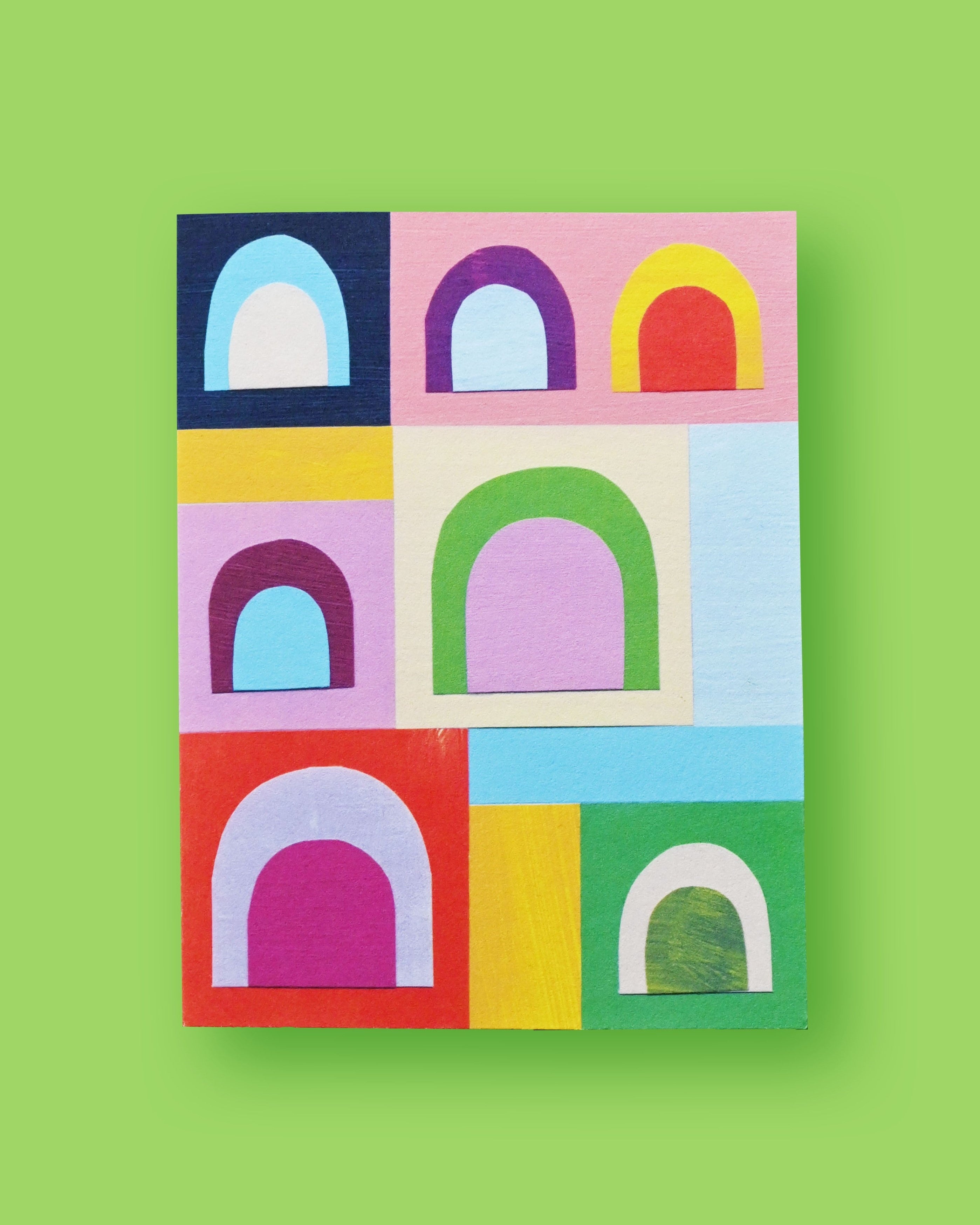 Bonbon Collage Greeting Card