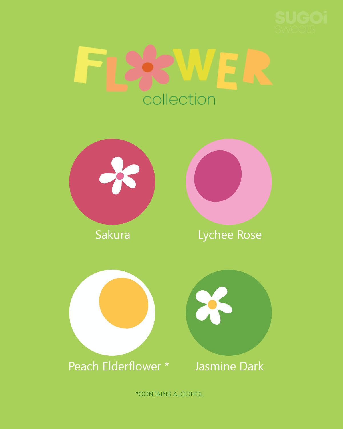 BONBON BOX of 4 - Flower Collection